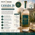 Canada 39 Aguardiente De Cana 54%