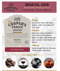 Cooper's Choice Braeval 15 Years Old 57% ( Port Finish )