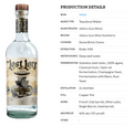 Tequila Lost Lore 004 Blanco 46% - 1414<br>Southern Ontario Sipper Single Barrel