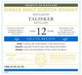 Old Malt Cask Talisker 12 Year Old 2008 50% ABV